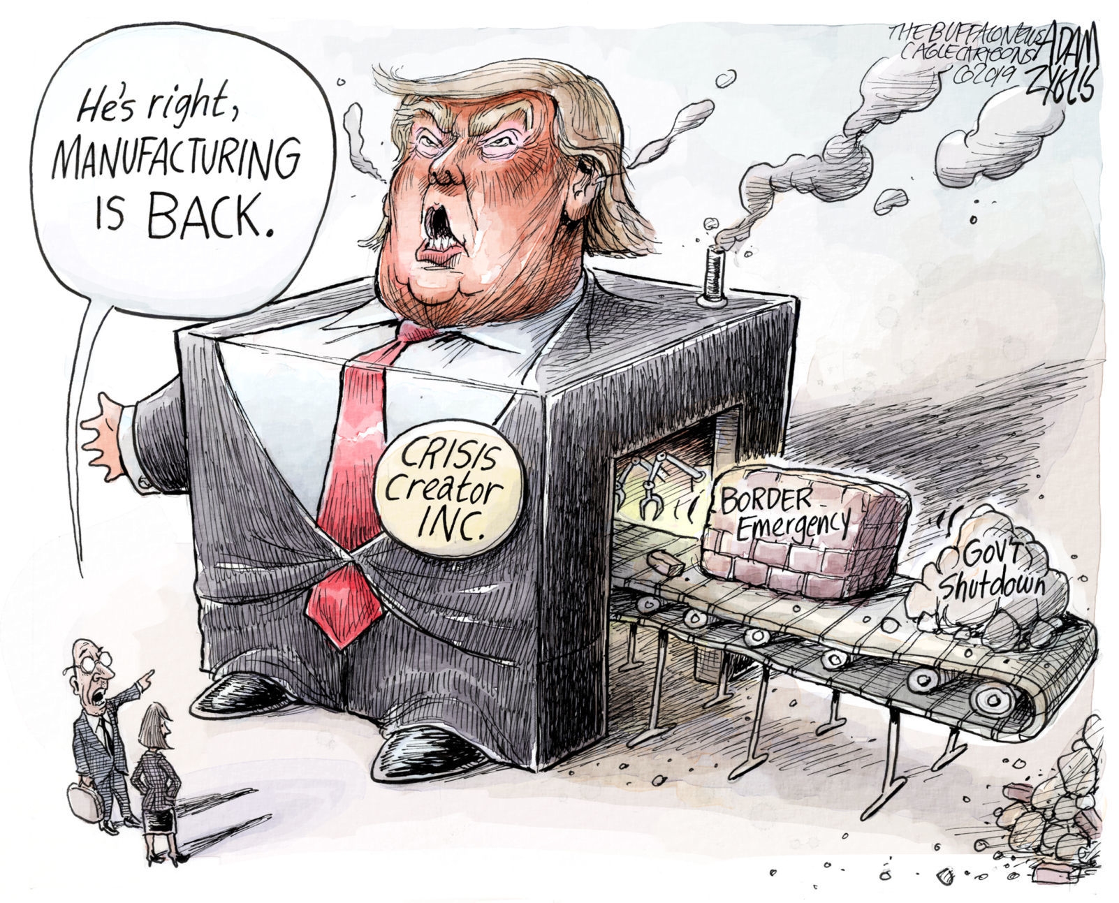 Border crisis by Adam Zyglis, The Buffalo News